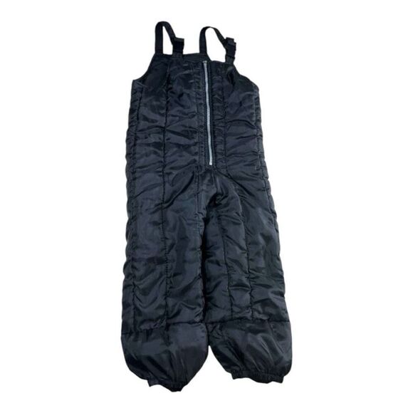Carter's S/4 Snow Pants Black Bib Overalls Pant Overall Warm Winter Snow Zip Up - Picture 5 of 14